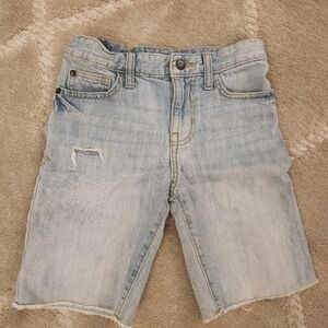 CAT & JACK~Target Girls distressed denim skinny shorts blue Size 10
